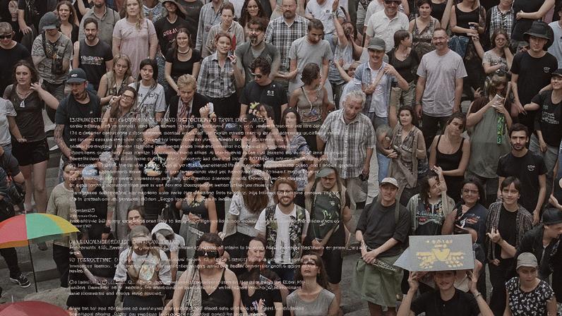 People take part in the Invasion Day protest march through Sydney during Australia Day 2026 celebrations, Australia, January 26, 2026. REUTERS/Jeremy Piper