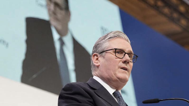 British Prime Minister Keir Starmer speaking during the Munich Security Conference in Munich, Germany, February 14, 2026. Stefan Rousseau/Pool via REUTERS/File Photo