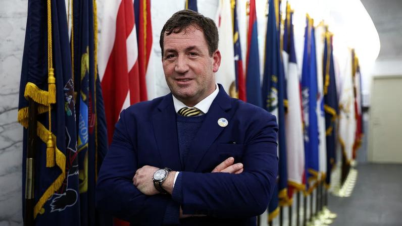 Timothy Ayers, Director of the Diplomatic Security Service's Major Events Coordination Division, poses after an interview with Reuters during a tour of their operations center, discussing the United States' security presence at the 2026 Winter Olympic and Paralympic Games in Milan, Italy, February 5, 2026. REUTERS/Guglielmo Mangiapane