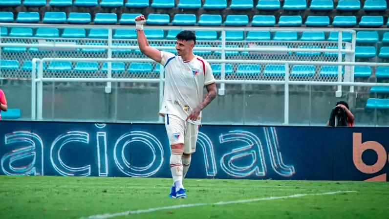 Bareiro na partida entre Ferroviário e Fortaleza, pelo Campeonato Cearense (Foto: Leonardo Moreira/Fortaleza EC)