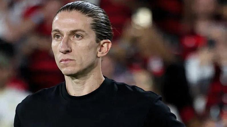 Filipe Luís durante jogo do Flamengo contra o Internacional pela Libertadores (Foto: Gilvan de Souza / Flamengo)