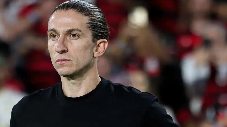 Filipe Luís durante jogo do Flamengo (Foto: Gilvan de Souza/Flamengo)