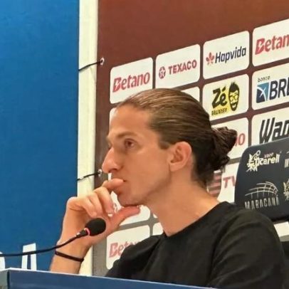 Filipe Luís comenta Flamengo diante do Internacional, perto da derrota