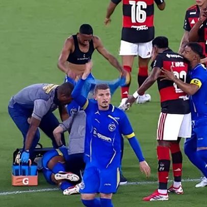 Jogador convulsiona em partida contra o Flamengo no Carioca