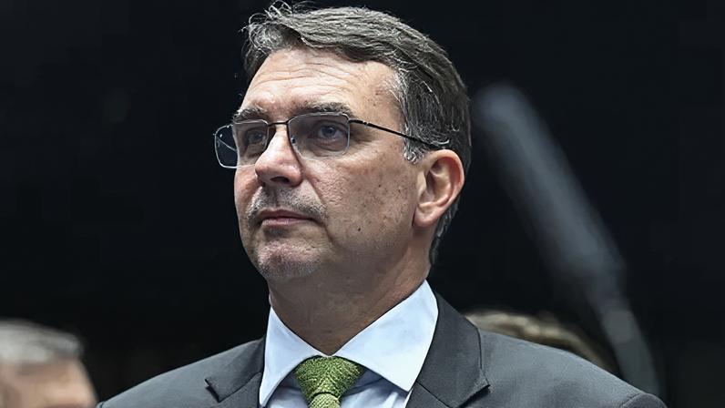O senador Flávio Bolsonaro (PL-RJ)