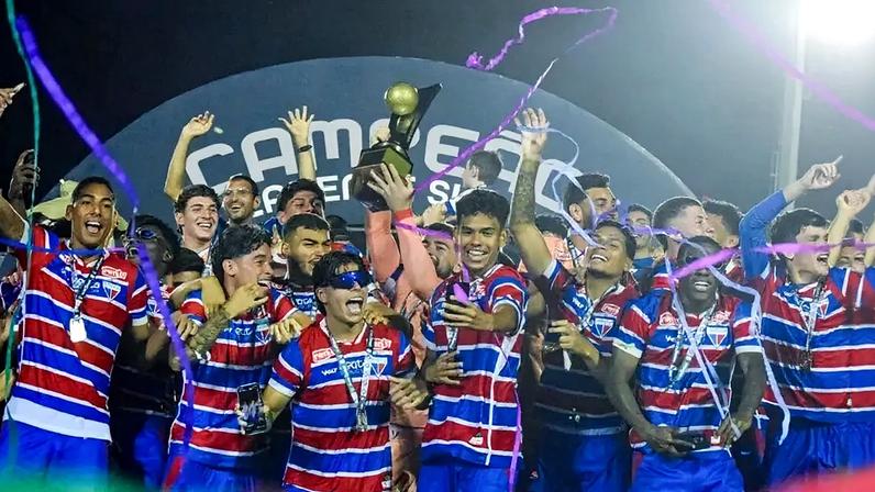 O Fortaleza teve seu certificado de clube formador renovado pela CBF (Foto: João Moura/Fortaleza EC)