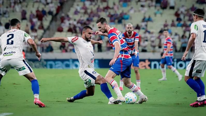 Partida entre Fortaleza e Maguary, pela Copa do Brasil (Foto: Mateus Lotif/Fortaleza EC)