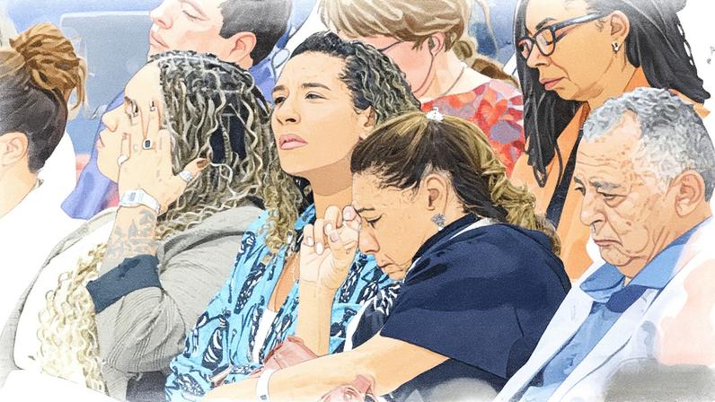 Foto: Gustavo Moreno/STF Familiares de Marielle Franco acompanham o julgamento que acontece no STF.