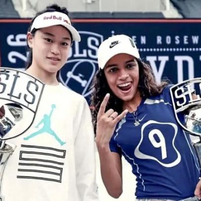 Rayssa Leal vence a primeira etapa do Circuito Mundial de Skate