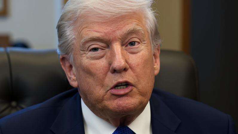 U.S. President Donald Trump at the White House in Washington