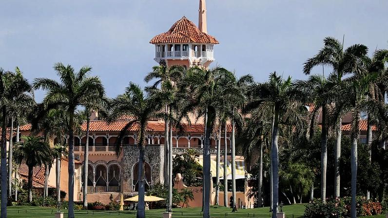 Mar-a-Lago, resort do presidente Donald Trump que também funciona como clube social e sua residência particular na Flórida