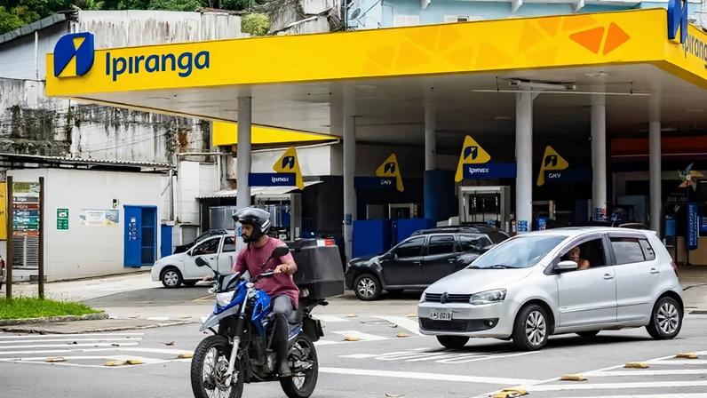 Posto de gasolina da Ipiranga, no Rio de Janeiro