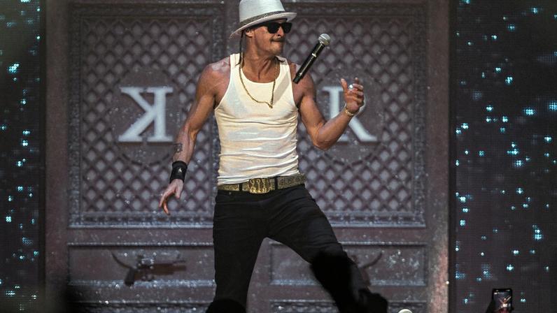 Kid Rock performing in April 2025.