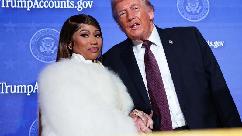 Nicki Minaj and Donald Trumpin January 2026.
