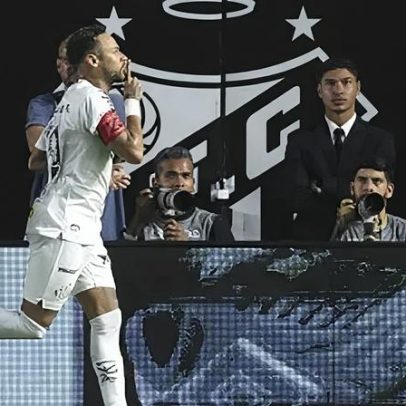 Neymar aparece simulando agressão em bate-boca entre Santos e Vasco, vídeo