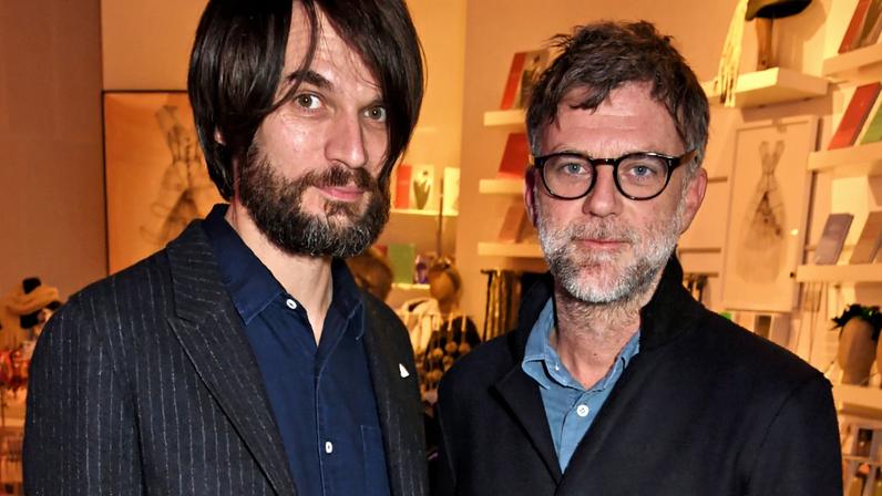 Jonny Greenwood and Paul Thomas Anderson in 2018.