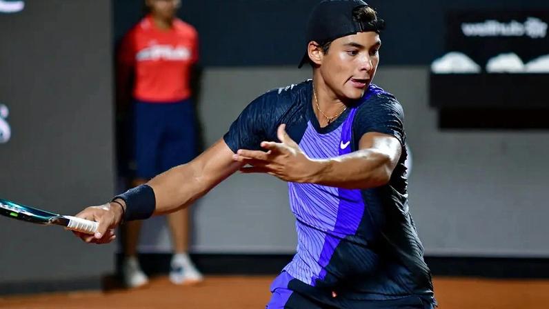 Guto Miguel em ação no Rio Open (Foto: Divulgação / Rio Open)