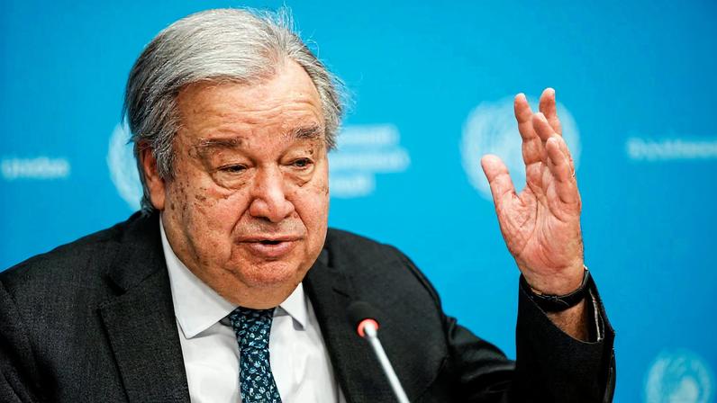 United Nations Secretary-General Antonio Guterres speaks during a press conference outlining his priorities for 2026 at U.N. headquarters in New York City, U.S., January 29, 2026.