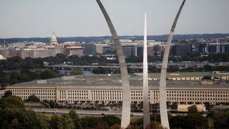 The Pentagon building is seen in Arlington, Virginia, U.S.