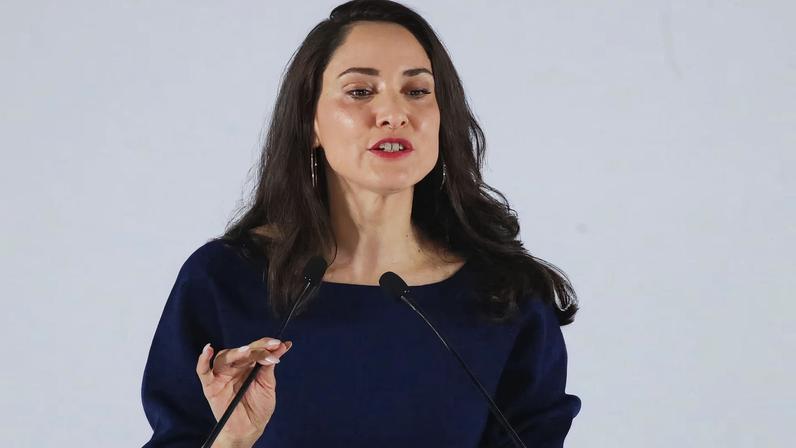 Claudia Curiel de Icaza, Secretary of Culture, speaks during an event in Mexico City, Mexico July 18, 2024. REUTERS/Henry Romero/File Photo