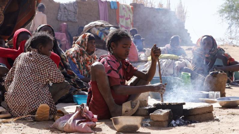People displaced by RSF attacks on Zamzam camp shelter in Tawila