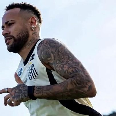 Neymar e titulares do Santos são preservados de treino antes de jogar o Vasco