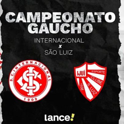 Internacional x São Luiz: horário, transmissão e escalações do Gauchão 2026