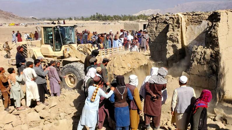 Aftermath of the Pakistani airstrikes in Bihsud district, Nangarhar province