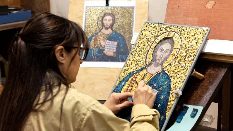 Inside the Vatican studio that preserves the mosaics of St. Peter Basilica