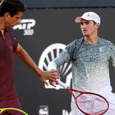 Fonseca e Melo disputam quartas de duplas no Rio Open ao vivo