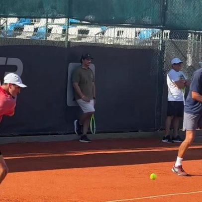 João Fonseca treina com Marcelo Melo no Rio Open e comenta aprendizado de voleio