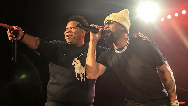 Mannie Fresh (left) and Juvenile are the hosts of the podcast 'Still 400'