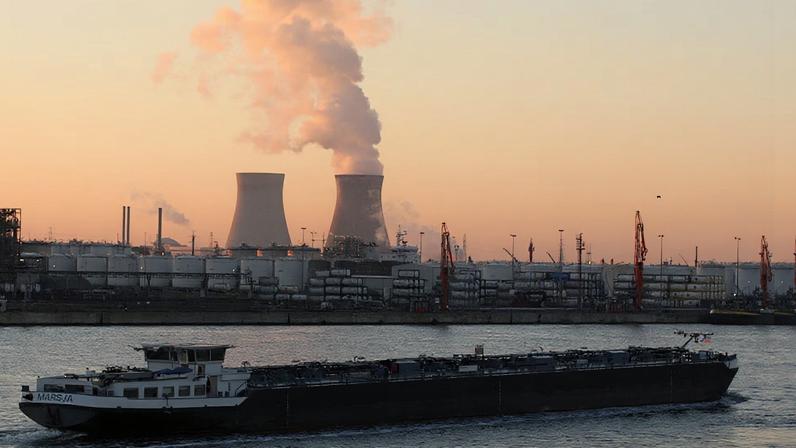 Activity at the port of Antwerp