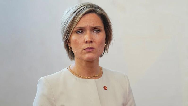 Iceland's Prime Minister Kristrun Frostadottir arrives on the day of the European Political Community summit in Copenhagen, Denmark, October 2, 2025. Thomas Traasdahl/Ritzau Scanpix/via REUTERS