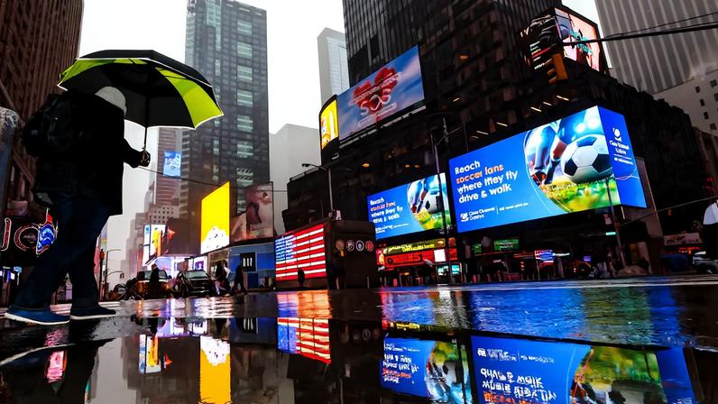 Times Square, kilómetro cero de Nueva York, este domingo.
