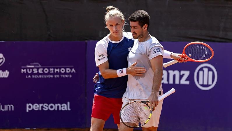 Orlando Luz e Rafael Matos (Foto: IEB+ Argentina Open)