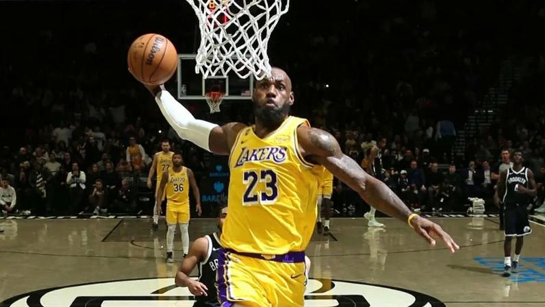 LeBron James Lakers Nets