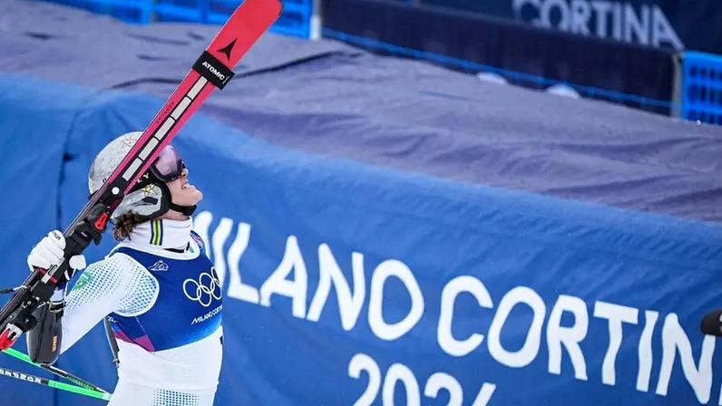 Primeiro medalhista de ouro da história do Brasil em participações nos Jogos Olímpicos de Inverno (Foto: Fabrice COFFRINI/AFP)