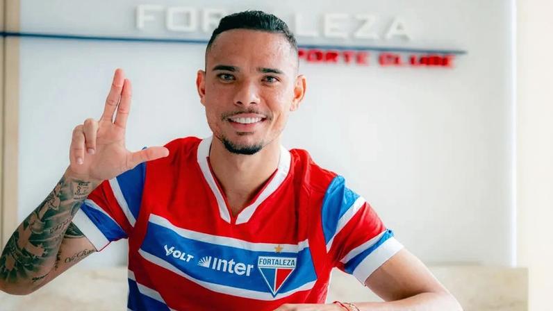 Luiz Fernando é o novo atacante do Fortaleza (Foto: Mateus Lotif/Fortaleza EC)