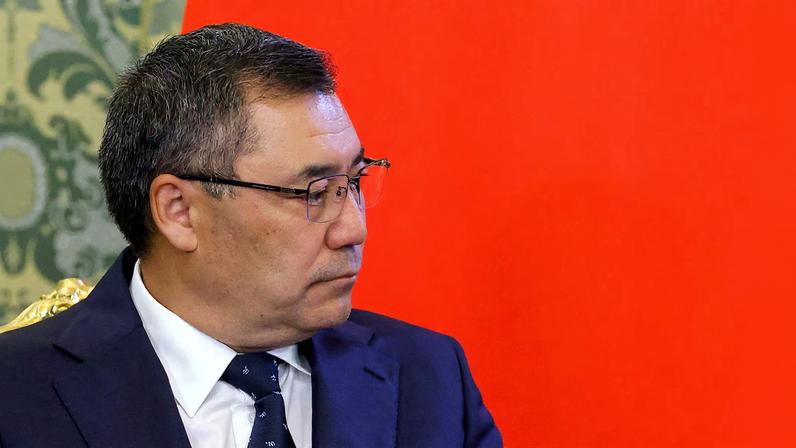 Kyrgyz President Sadyr Japarov attends a meeting with his Russian counterpart Vladimir Putin at the Kremlin in Moscow, Russia, July 2, 2025. REUTERS/Maxim Shemetov/Pool Kyrgyz President Sadyr Japarov attends a meeting with his Russian counterpart Vladimir Putin at the Kremlin in Moscow, Russia, July 2, 2025. REUTERS/Maxim Shemetov/Pool