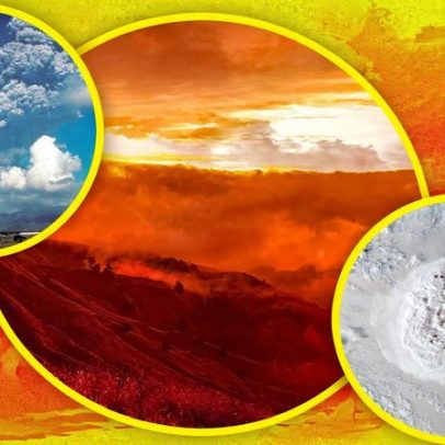 Estudo mostra assinaturas climáticas de incêndios e erupções vulcânicas
