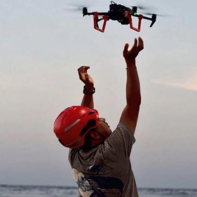Cientistas descobrem rota de baleias após marcar baleia-azul pigmea com drone