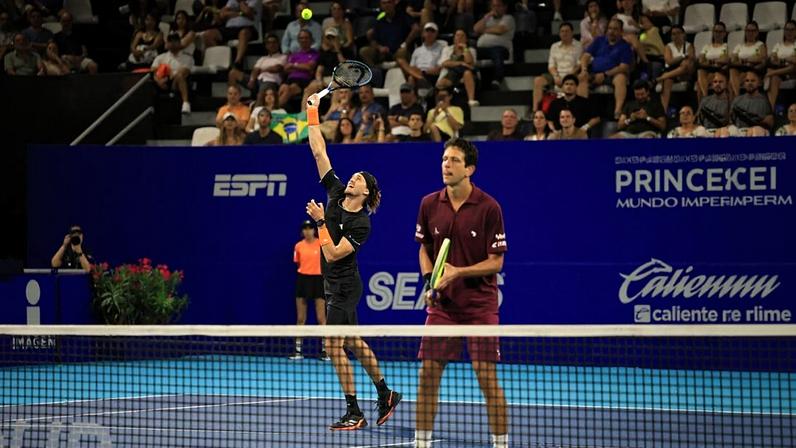 Alexander Zverev e Marcelo Melo (Foto: Abierto Mexicano de Tenis)
