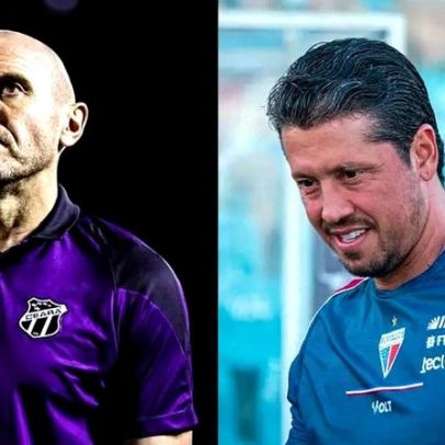Ceará x Fortaleza terá terceiro duelo entre Mozart e Carpini