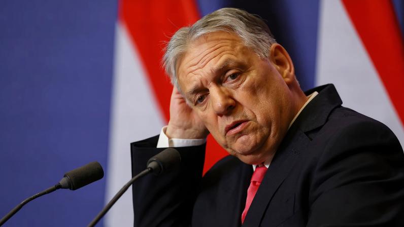Hungarian Prime Minister Viktor Orban holds an international press conference in Budapest