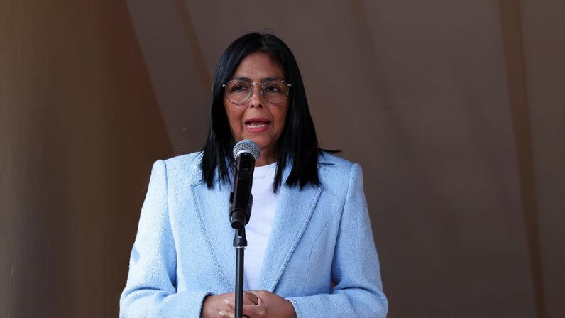 Venezuela's interim President Delcy Rodriguez meets with U.S. Energy Secretary Chris Wright, in Caracas