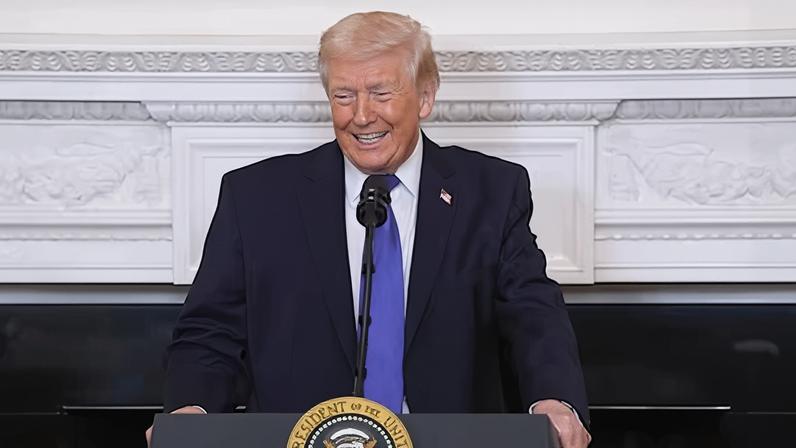 El presidente Donald Trump, en la Casa Blanca.