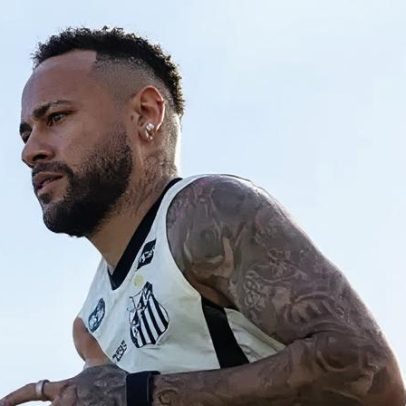 Neymar fica de fora do jogo do Santos contra o Noroeste