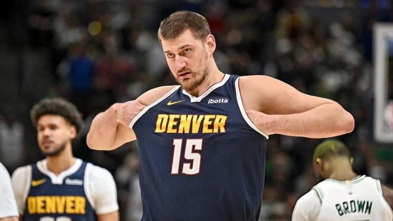 Nikola Jokic Nuggets Celtics