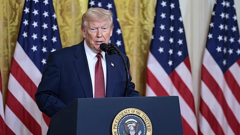 Donald Trump, este miércoles en la Casa Blanca.